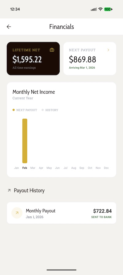 Landowner Earnings Dashboard